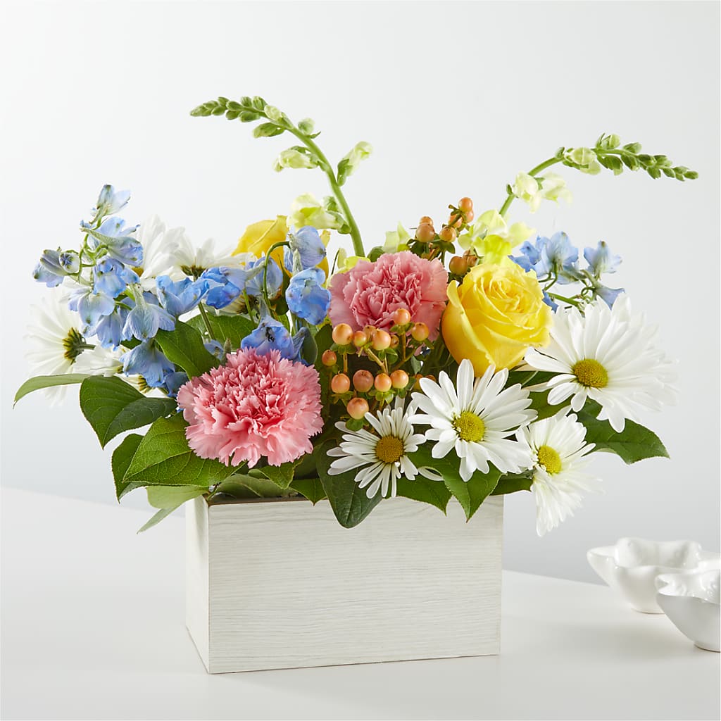 Sun Salutation Box Bouquet – Jax Flowers Corp, Orange Park FL