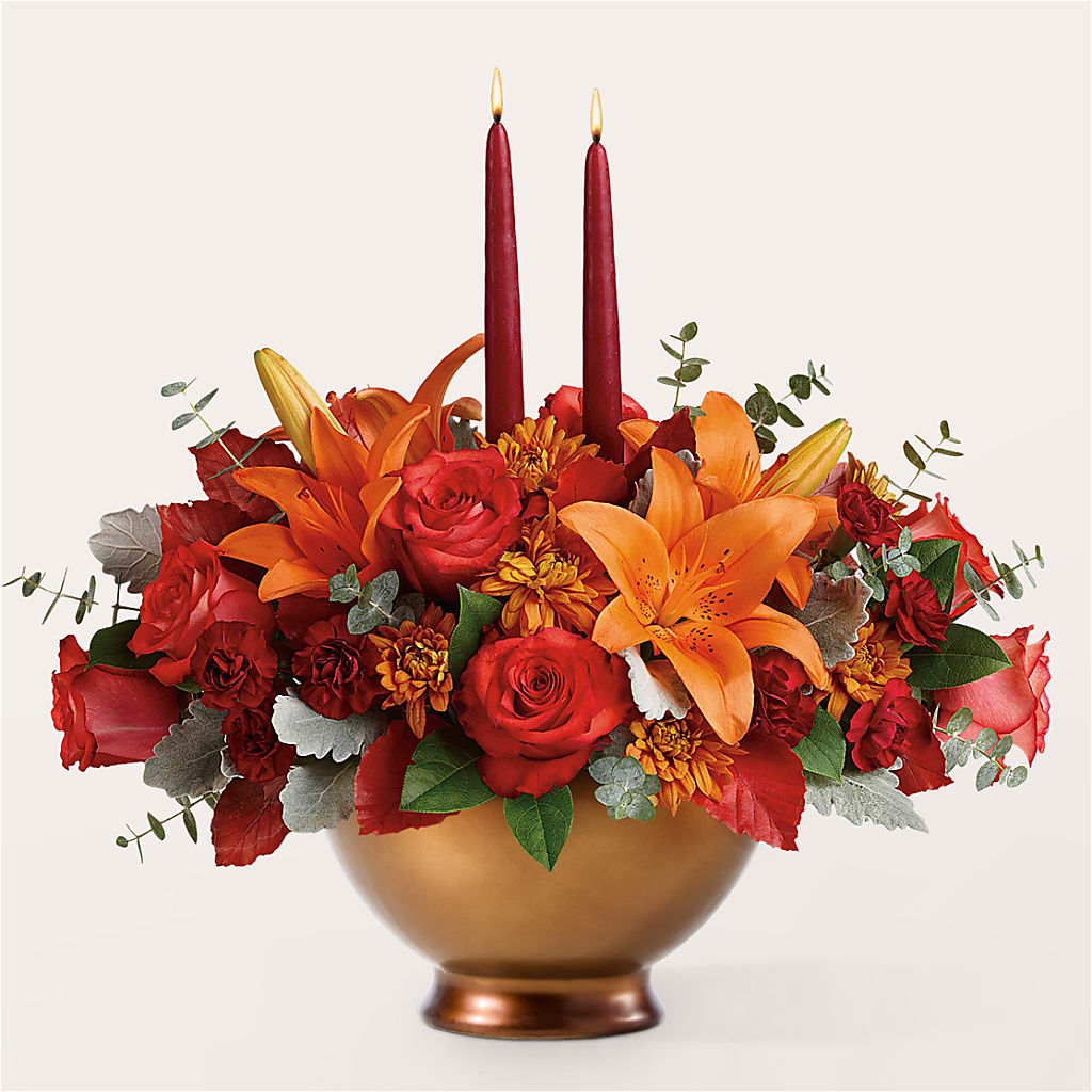 Fruits of Fall Centerpiece – Jax Flowers Corp, Orange Park FL
