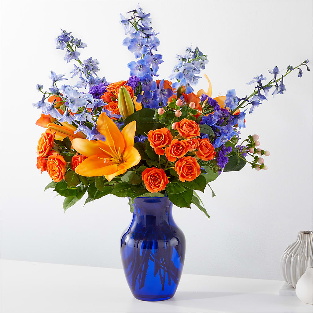 Radiant Citrus Bouquet – Jax Flowers Corp, Orange Park FL