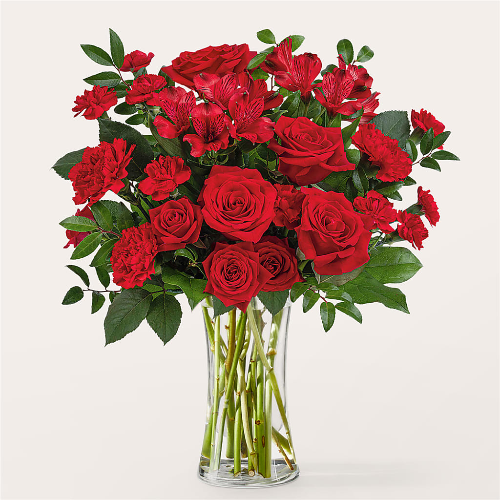 Brilliant Ruby Bouquet – Jax Flowers Corp, Orange Park FL