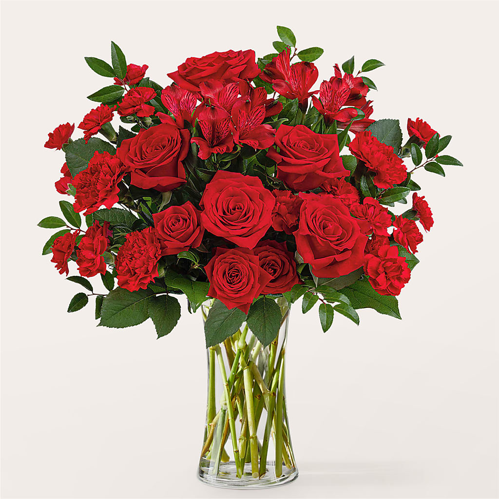 Brilliant Ruby Bouquet – Jax Flowers Corp, Orange Park FL