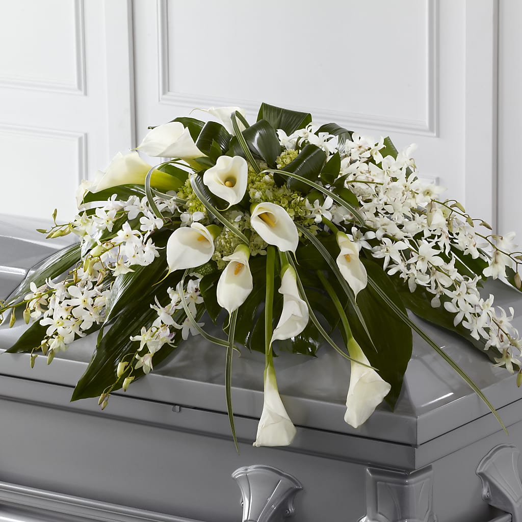 Angel Wings Casket Spray – Jax Flowers Corp, Orange Park FL