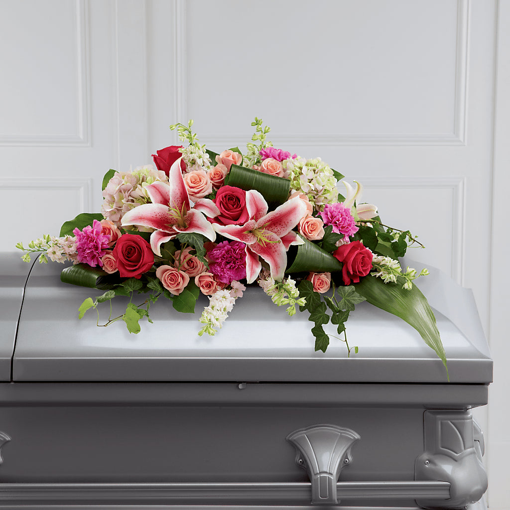 Splendid Grace Casket Spray – Jax Flowers Corp, Orange Park FL