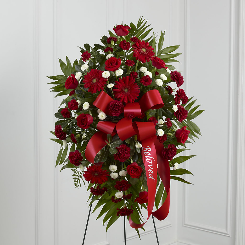 Treasured Memories Standing Spray – Jax Flowers Corp, Orange Park FL