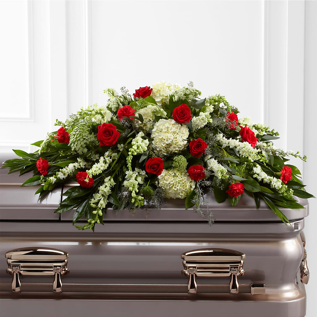 Sincerity Casket Spray – Jax Flowers Corp, Orange Park FL