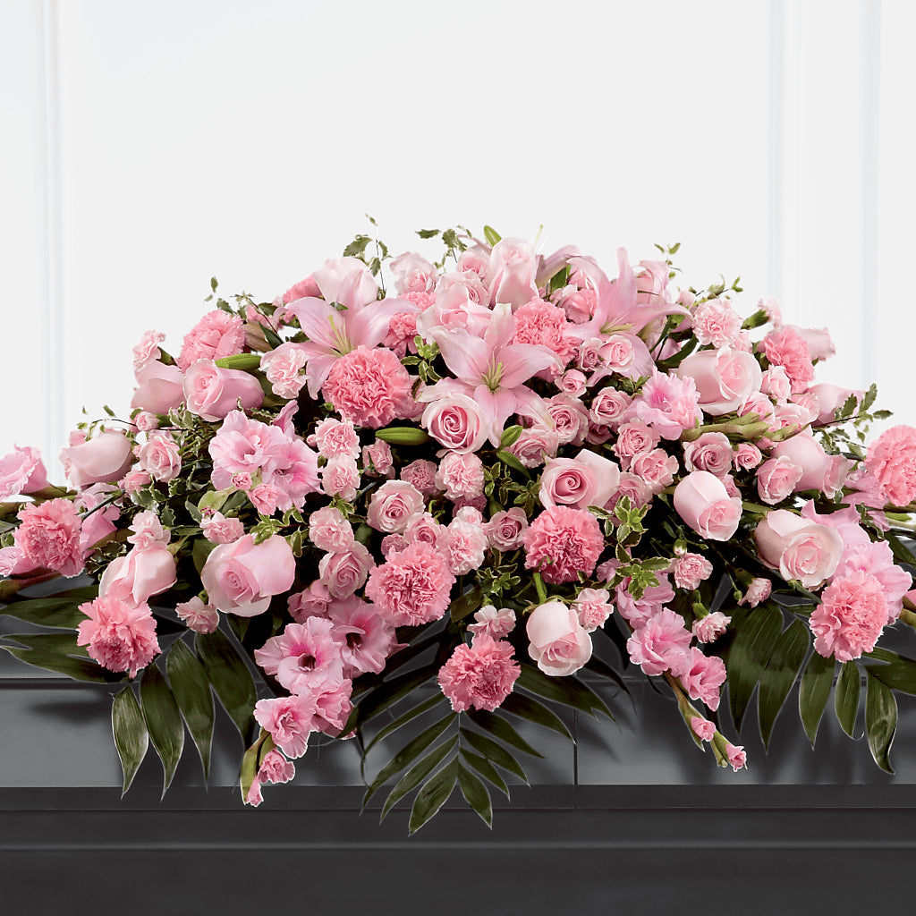 Garden of Comfort Casket Spray (Standard) – Jax Flowers Corp, Orange Park FL