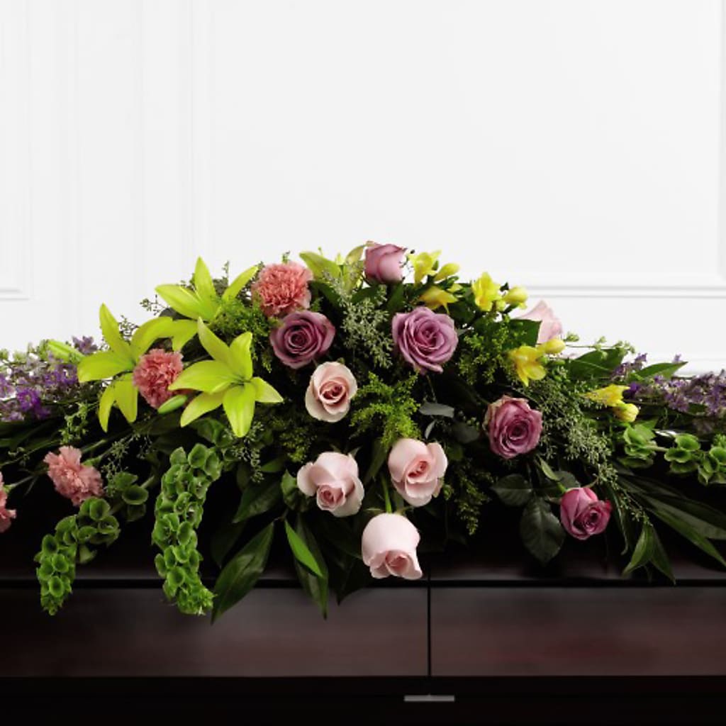 Forever Beloved Casket Spray – Jax Flowers Corp, Orange Park FL