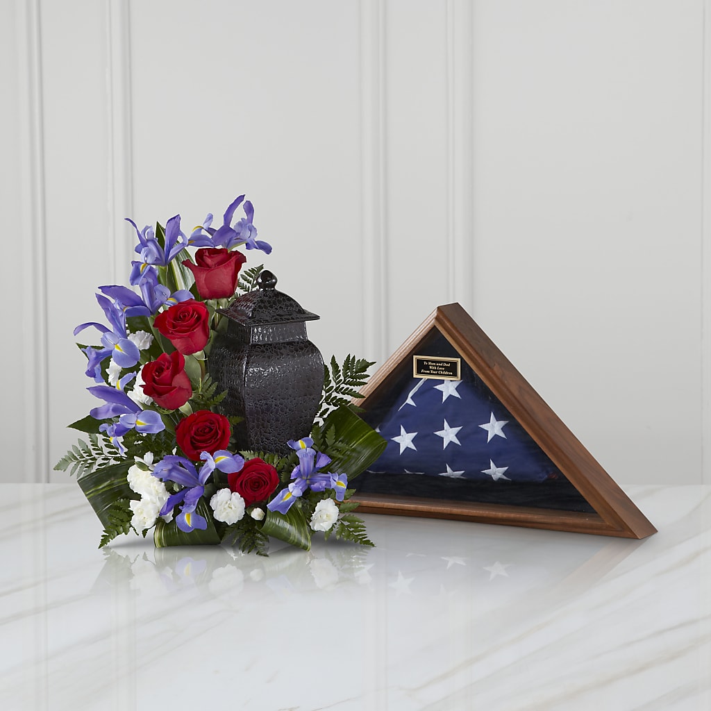 Patriotic Tribute Arrangement – Jax Flowers Corp, Orange Park FL