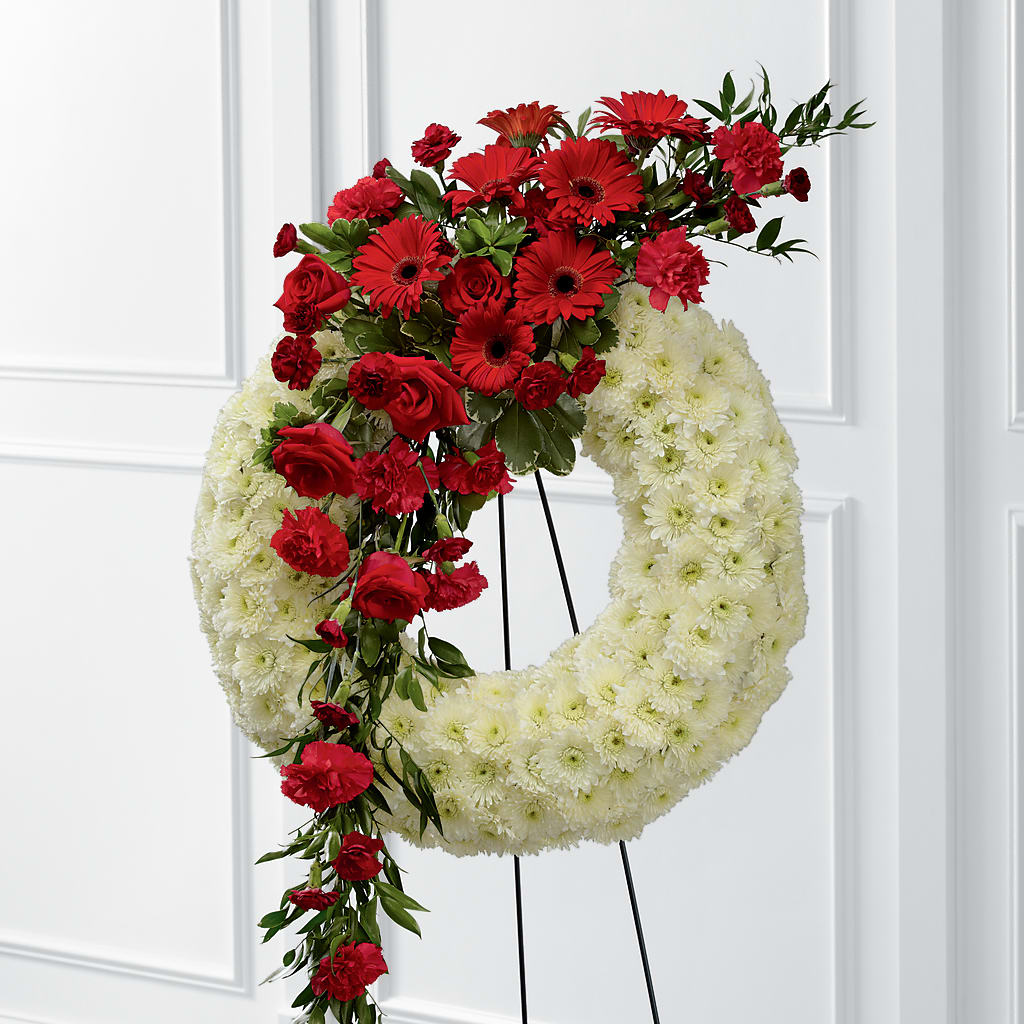 Graceful Tribute Wreath – Jax Flowers Corp, Orange Park FL