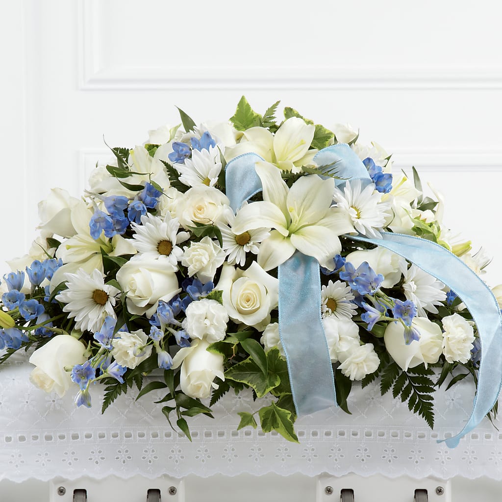 Tender Treasure Casket Spray – Jax Flowers Corp, Orange Park FL