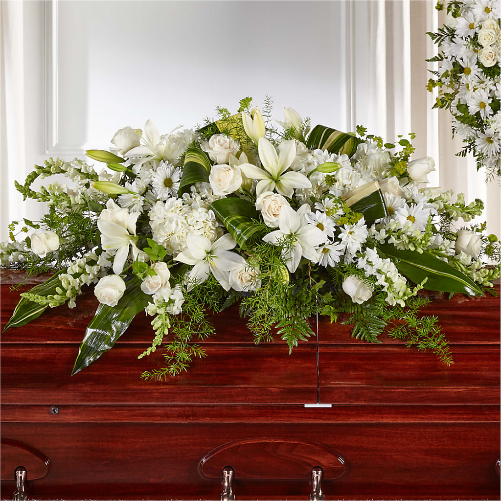 Abundance Casket Spray – Jax Flowers Corp, Orange Park FL