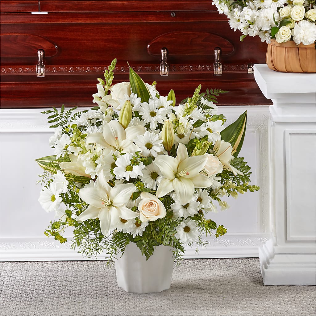 Thoughts of Tranquility Floor Basket – Jax Flowers Corp, Orange Park FL