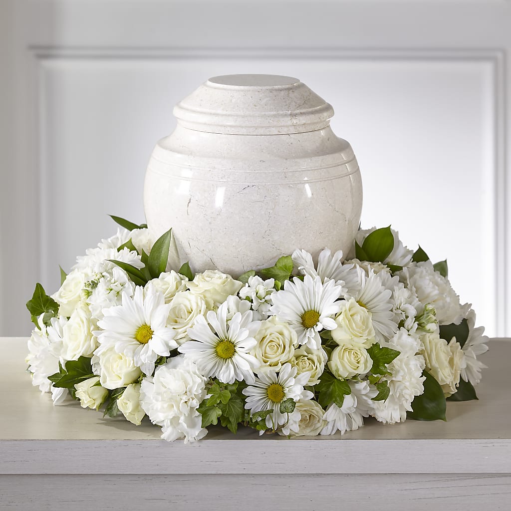 Ivory Gardens Cremation Adornment – Jax Flowers Corp, Orange Park FL