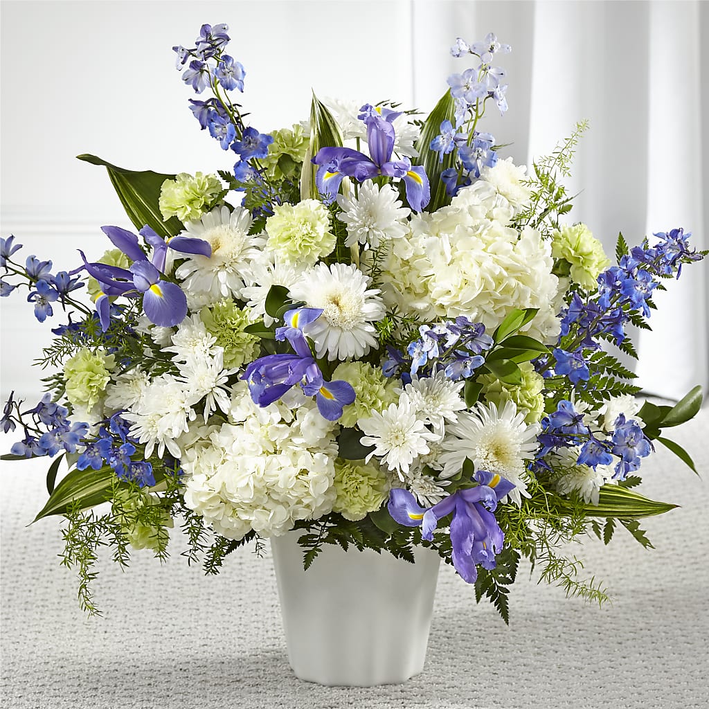 Soft Serenity Floor Basket – Jax Flowers Corp, Orange Park FL