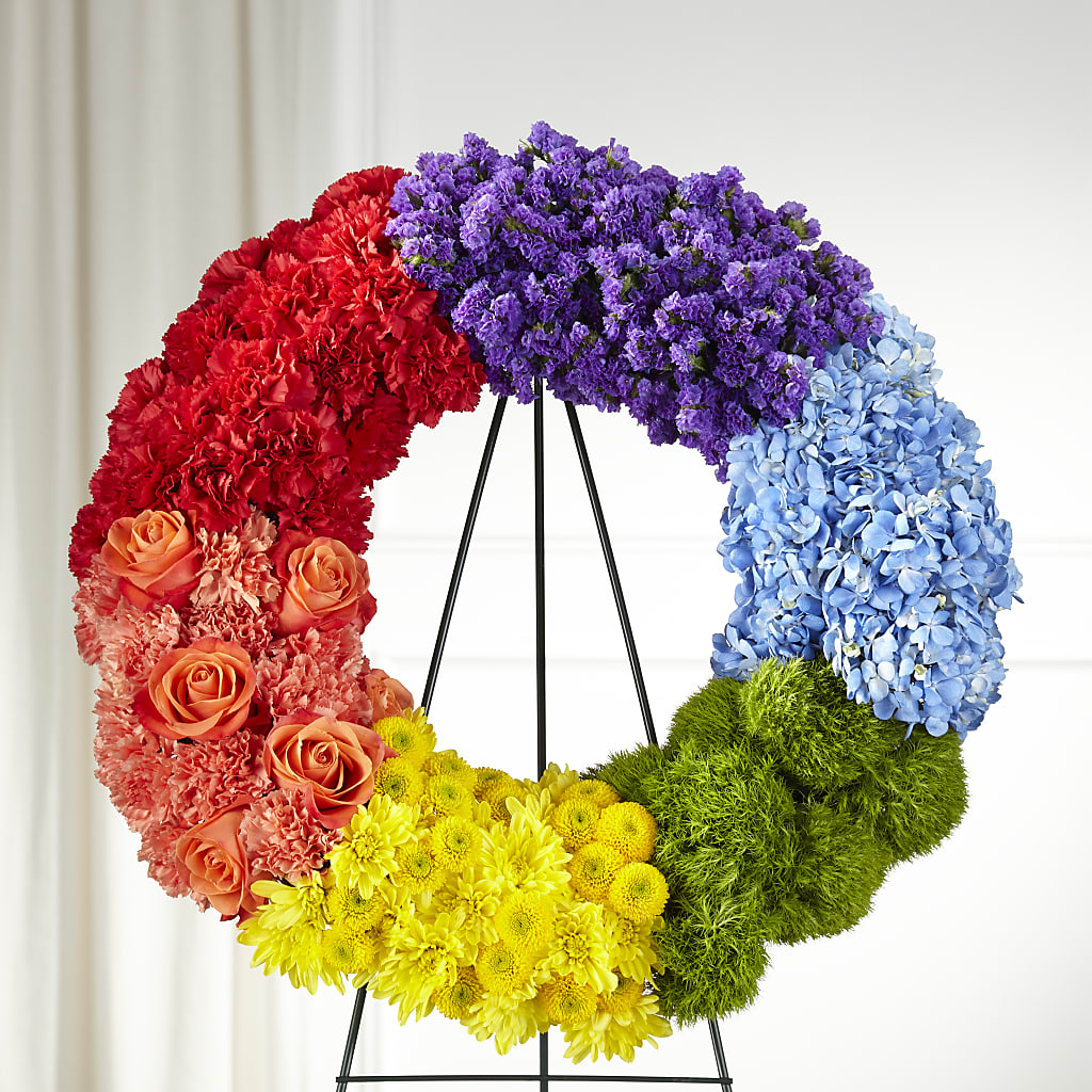 Circle of Love Wreath – Jax Flowers Corp, Orange Park FL