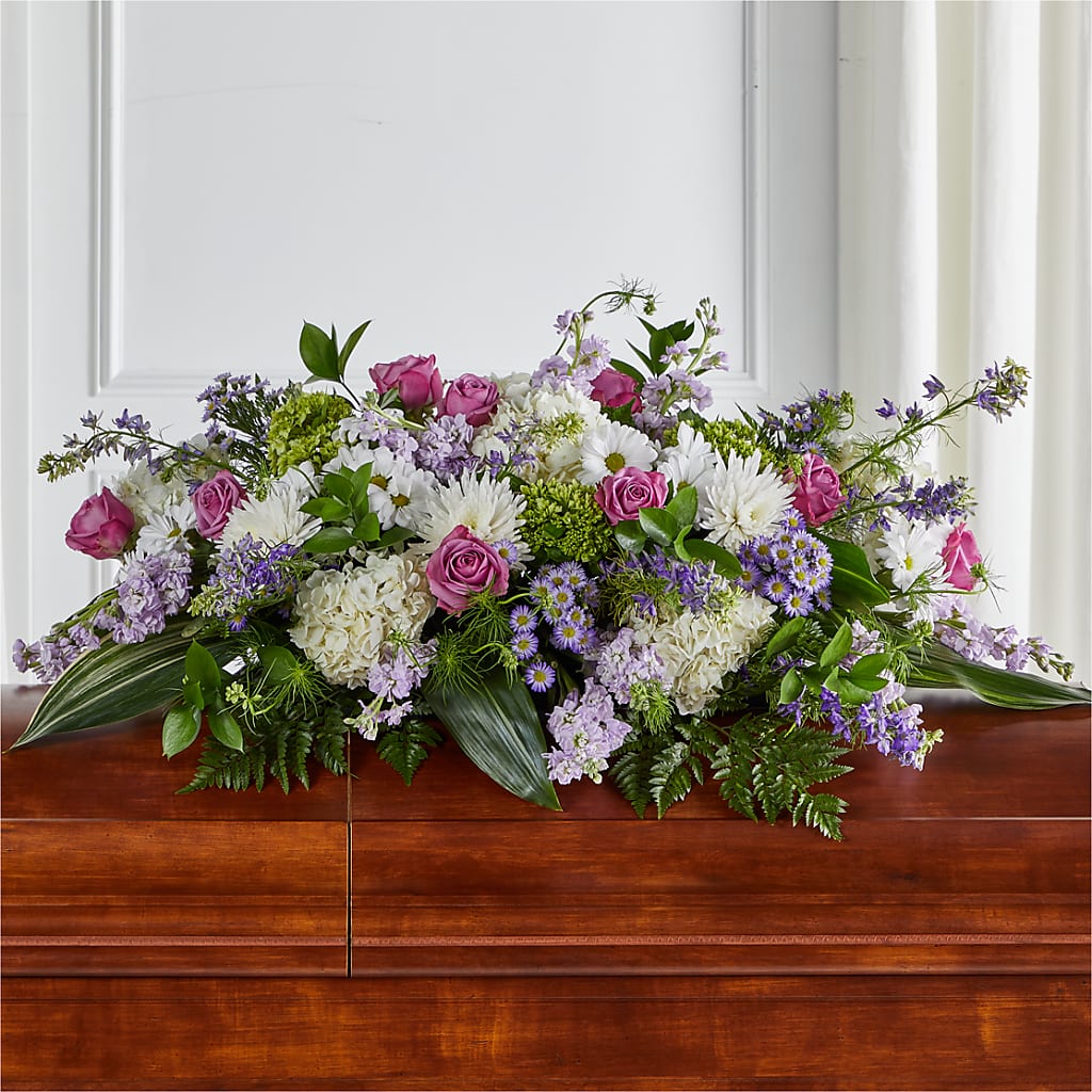 Meadows of Serenity Casket Spray – Jax Flowers Corp, Orange Park FL