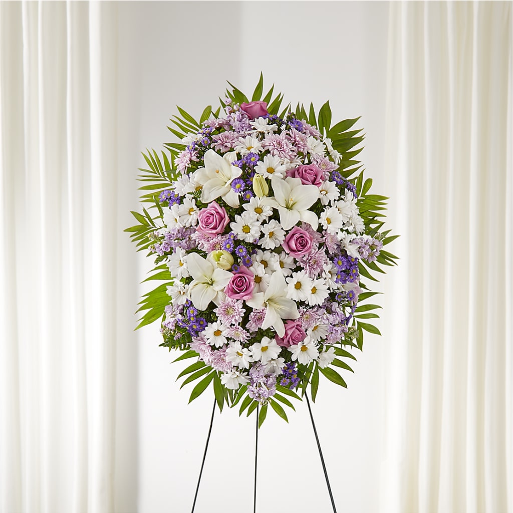 Surrounded by Love Standing Spray – Jax Flowers Corp, Orange Park FL