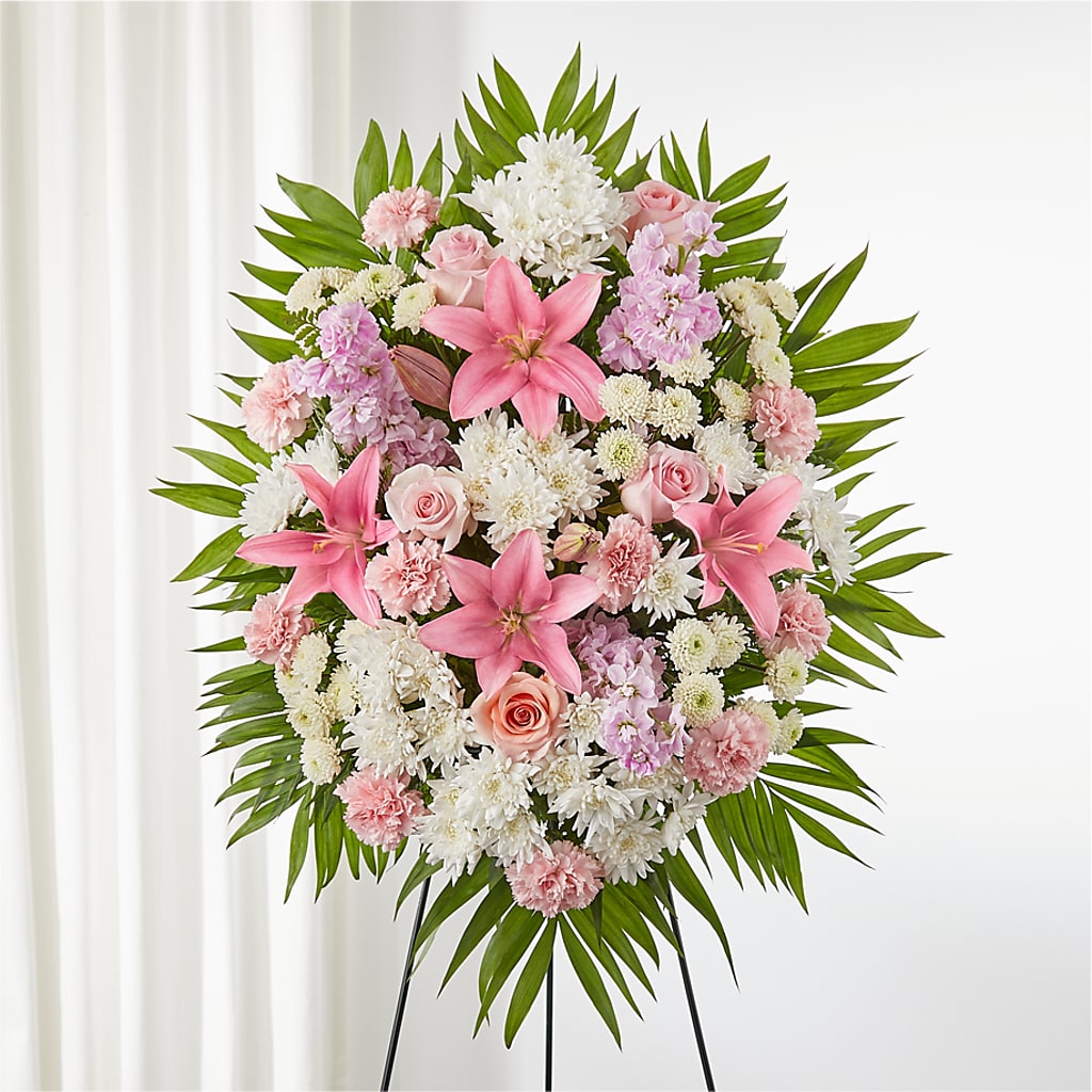 Offering Solace Standing Spray – Jax Flowers Corp, Orange Park FL