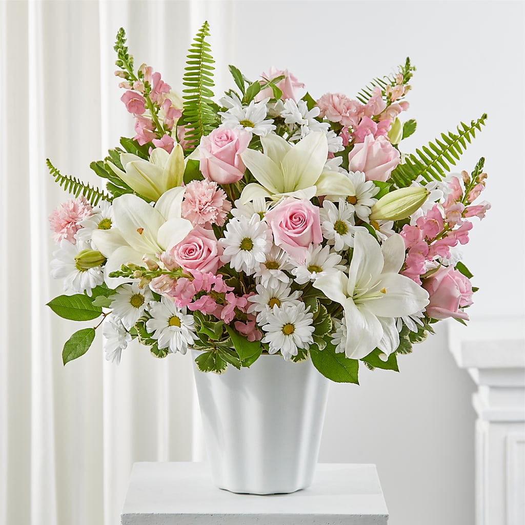 Soft Touch Tabletop Basket – Jax Flowers Corp, Orange Park FL