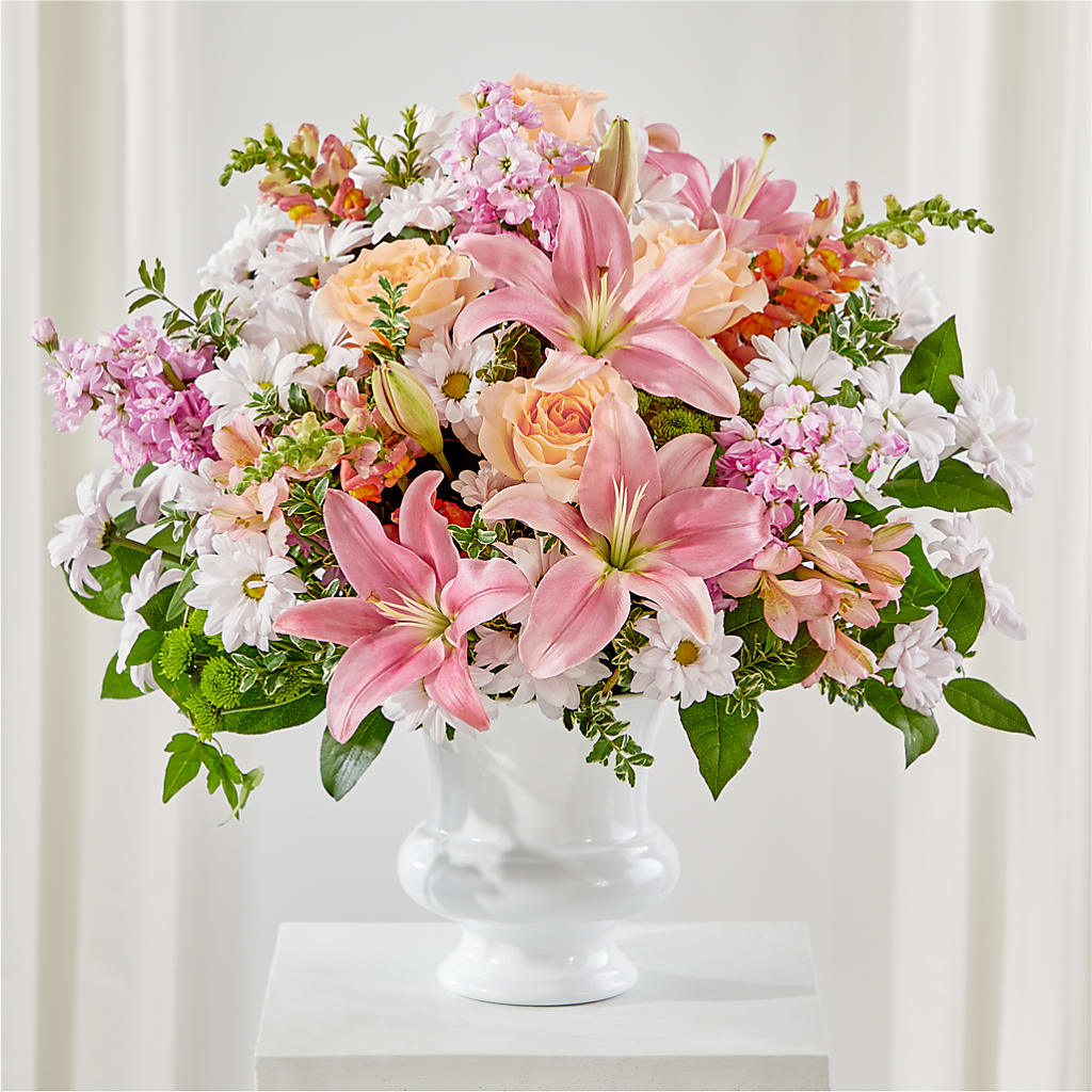 Heartfelt Gesture Urn Arrangement – Jax Flowers Corp, Orange Park FL