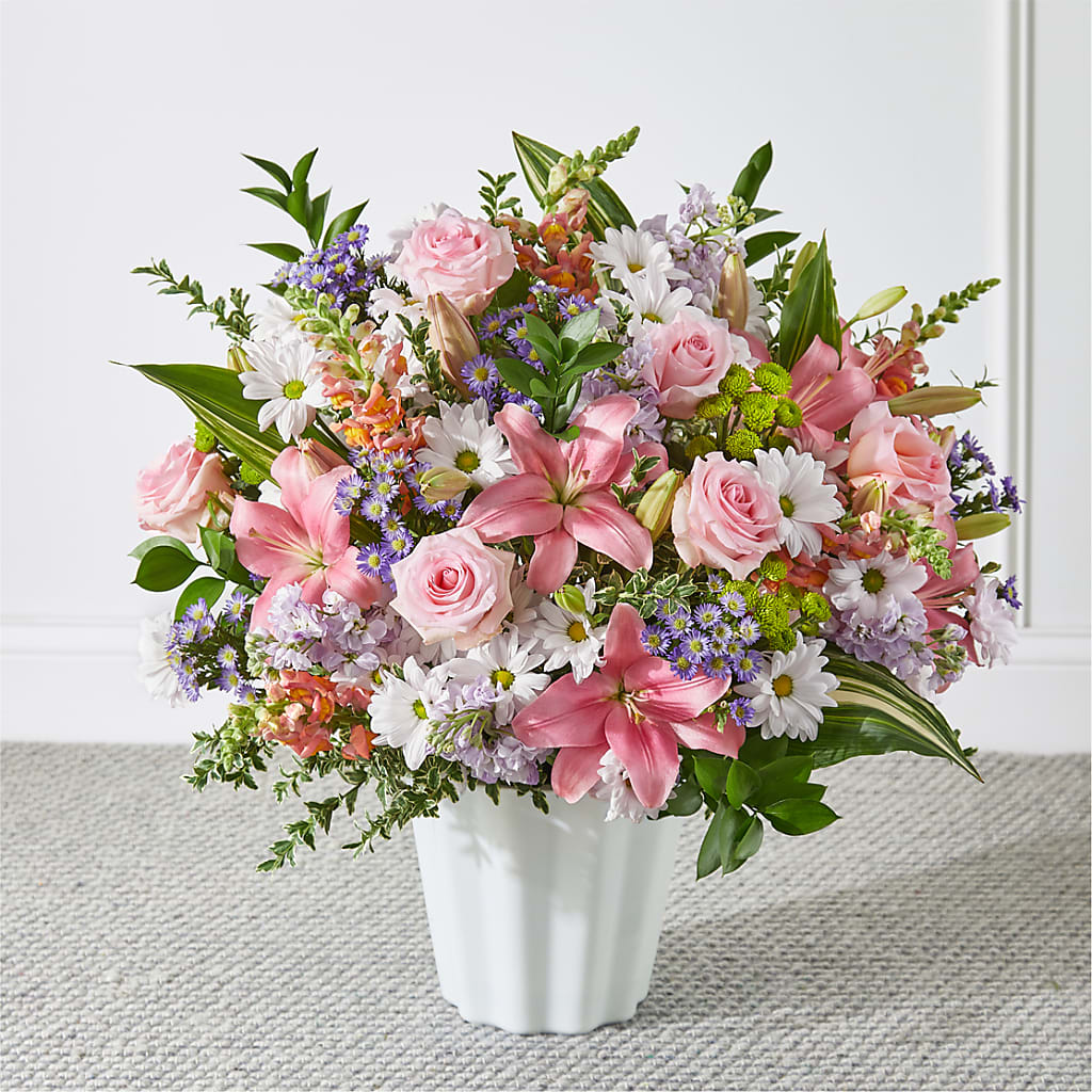 Abundant Compassion Floor Basket – Jax Flowers Corp, Orange Park FL