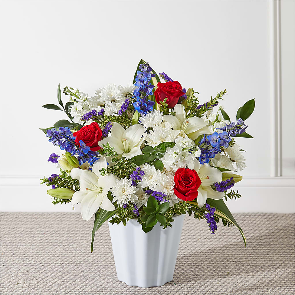 Consoled Floor Basket – Jax Flowers Corp, Orange Park FL