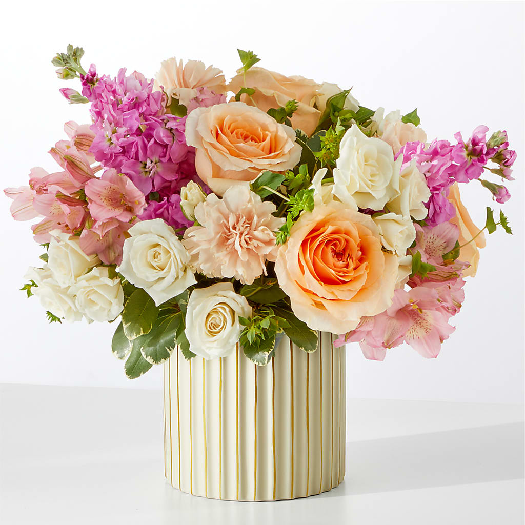 Paradise Bouquet with Ivory Vase – Jax Flowers Corp, Orange Park FL