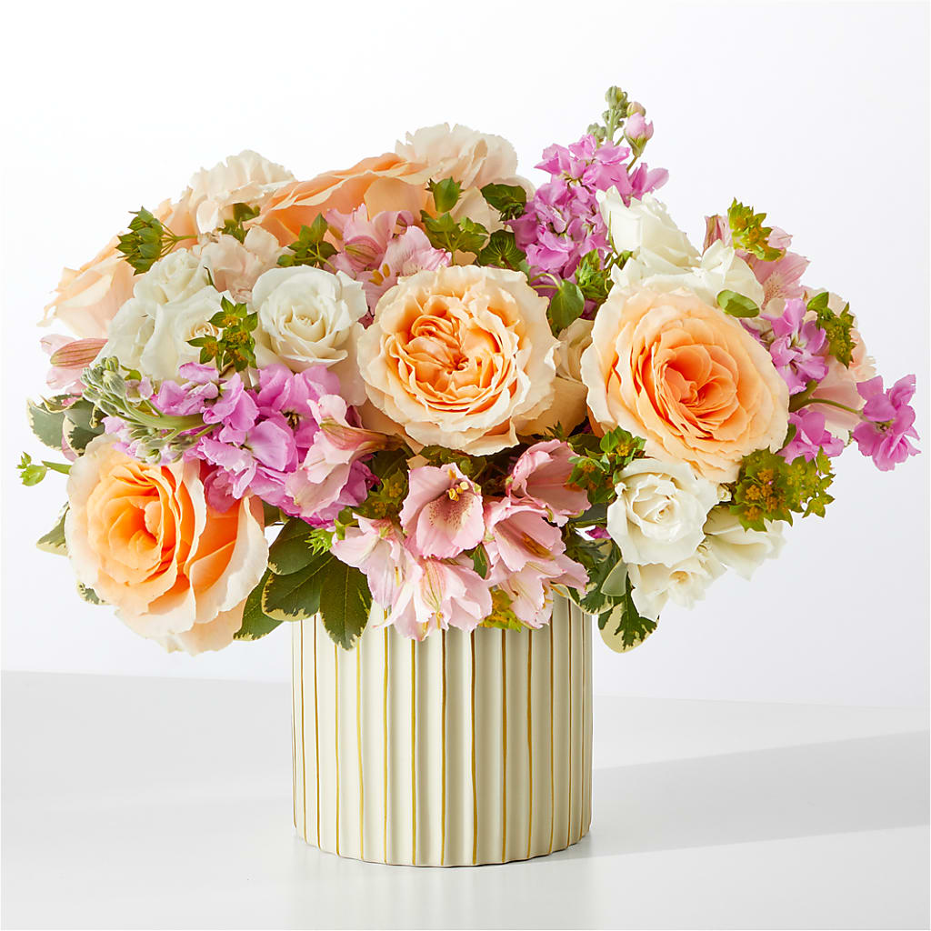 Paradise Bouquet with Ivory Vase – Jax Flowers Corp, Orange Park FL