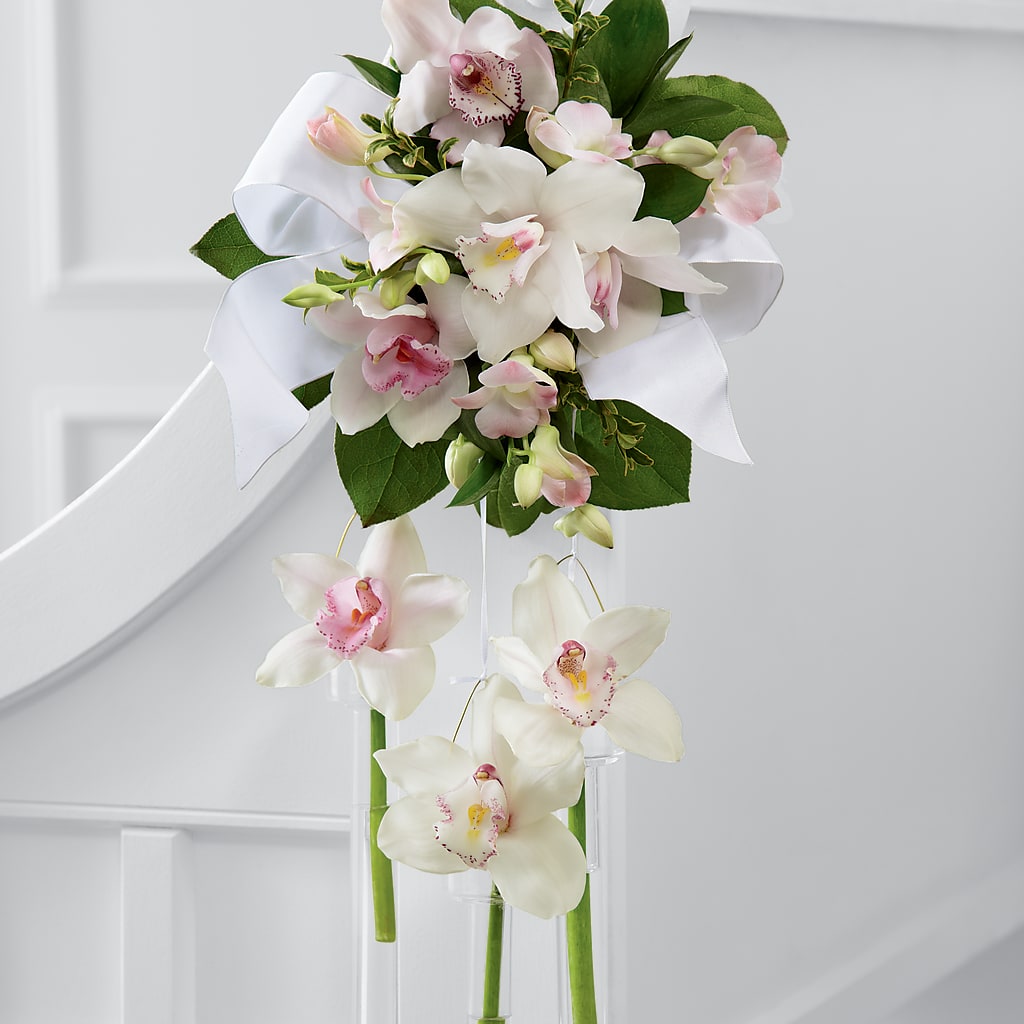 Perfect Entrance Pew Arrangement – Jax Flowers Corp, Orange Park FL