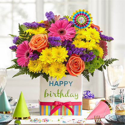 Birthday Brights Bouquet –  Jax Flowers Corp, Orange Park FL