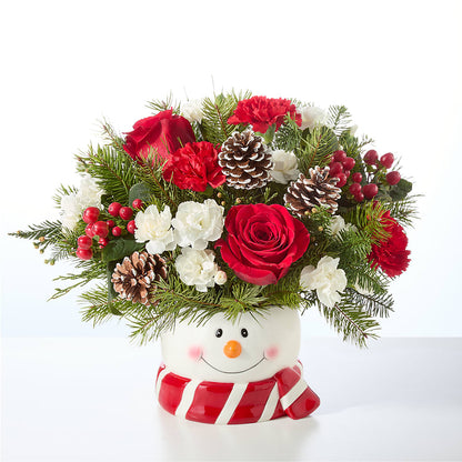 Jolly Snowman Bouquet –  Jax Flowers Corp, Orange Park FL