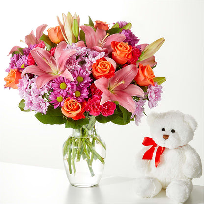 One and Only Bouquet and Bear Bundle –  Jax Flowers Corp, Orange Park FL