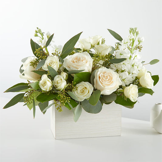 Fresh Linen Box Bouquet –  Jax Flowers Corp, Orange Park FL