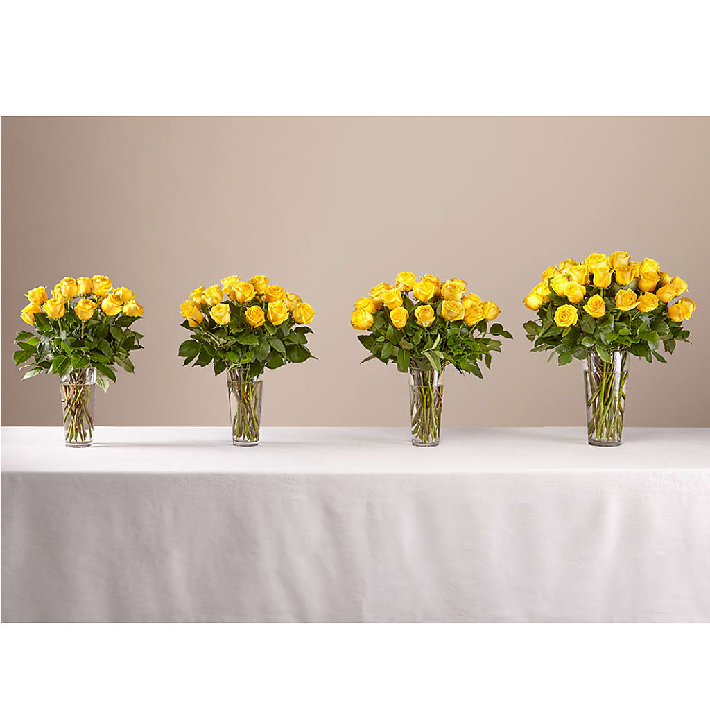 Long Stem Yellow Rose Bouquet –  Jax Flowers Corp, Orange Park FL