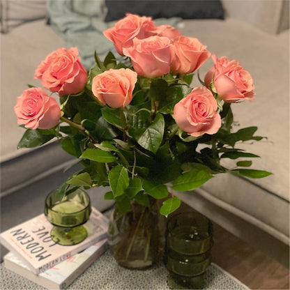 Long Stem Pink Rose Bouquet –  Jax Flowers Corp, Orange Park FL
