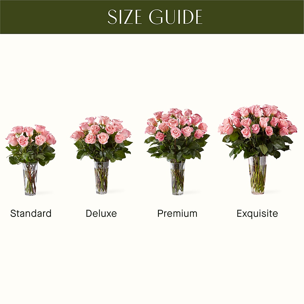 Long Stem Pink Rose Bouquet –  Jax Flowers Corp, Orange Park FL