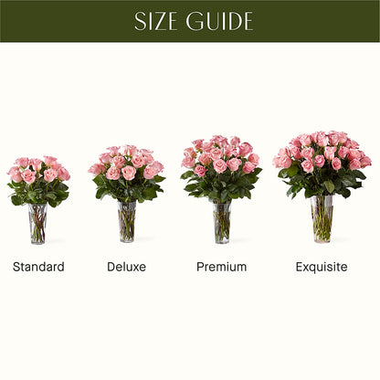 Long Stem Pink Rose Bouquet –  Jax Flowers Corp, Orange Park FL
