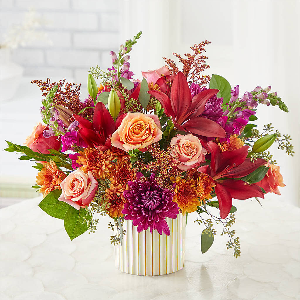 Burgundy Landscape Bouquet –  Jax Flowers Corp, Orange Park FL