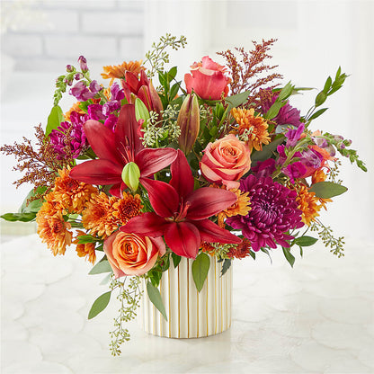Burgundy Landscape Bouquet –  Jax Flowers Corp, Orange Park FL