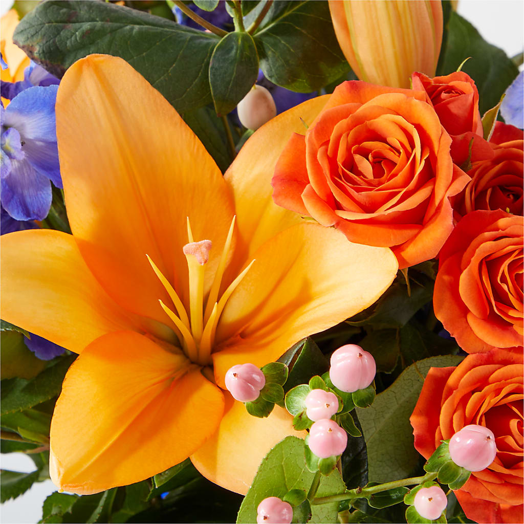 Radiant Citrus Bouquet –  Jax Flowers Corp, Orange Park FL