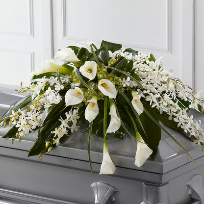 Angel Wings Casket Spray –  Jax Flowers Corp, Orange Park FL