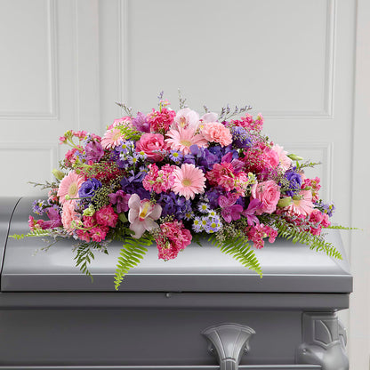 Glorious Garden Casket Spray –  Jax Flowers Corp, Orange Park FL