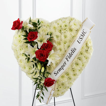 Heartfelt Hero Standing Heart –  Jax Flowers Corp, Orange Park FL