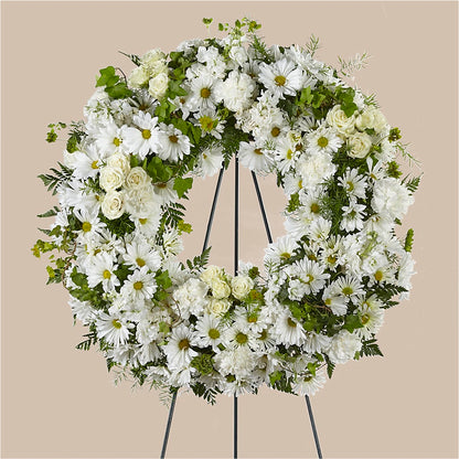 Faithful Wishes Wreath –  Jax Flowers Corp, Orange Park FL
