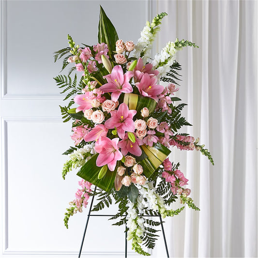 Elegant Embrace Standing Spray –  Jax Flowers Corp, Orange Park FL