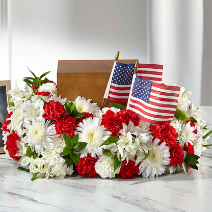 Spirit of Patriotism Cremation Adornment –  Jax Flowers Corp, Orange Park FL