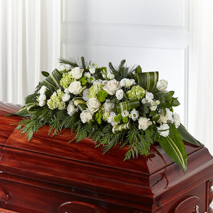 Hopeful Gesture Casket Spray –  Jax Flowers Corp, Orange Park FL