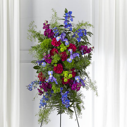 Heavenly Skies Standing Spray –  Jax Flowers Corp, Orange Park FL