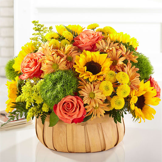 Harvest Sunflower Basket –  Jax Flowers Corp, Orange Park FL
