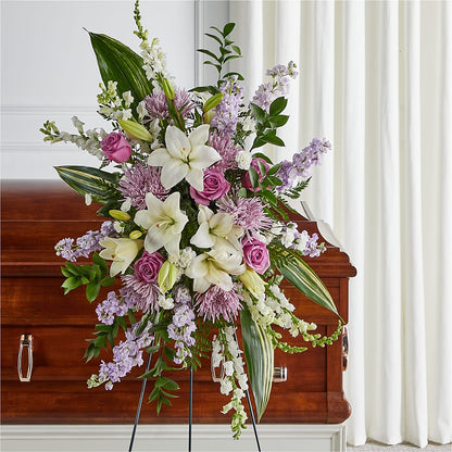 Grateful Hearts Standing Spray –  Jax Flowers Corp, Orange Park FL